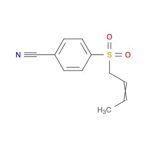 Benzonitrile, 4-(2-butenylsulfonyl)-