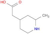 4-Piperidineaceticacid, 2-methyl-