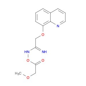 Ethanimidamide, N-[(methoxyacetyl)oxy]-2-(8-quinolinyloxy)-