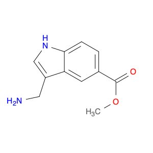1H-Indole-5-carboxylicacid, 3-(aminomethyl)-, methyl ester