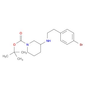 1-Piperidinecarboxylicacid, 3-[[2-(4-bromophenyl)ethyl]amino]-, 1,1-dimethylethyl ester