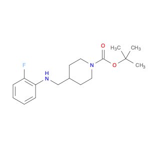 1-Piperidinecarboxylicacid, 4-[[(2-fluorophenyl)amino]methyl]-, 1,1-dimethylethyl ester