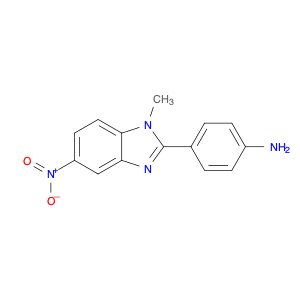 Benzenamine, 4-(1-methyl-5-nitro-1H-benzimidazol-2-yl)-