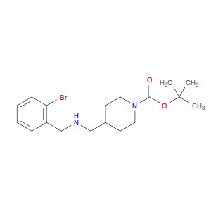 1-Piperidinecarboxylicacid, 4-[[[(2-bromophenyl)methyl]amino]methyl]-, 1,1-dimethylethyl ester