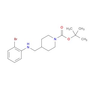 1-Piperidinecarboxylicacid, 4-[[(2-bromophenyl)amino]methyl]-, 1,1-dimethylethyl ester