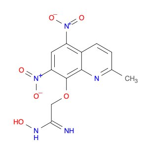Ethanimidamide, N-hydroxy-2-[(2-methyl-5,7-dinitro-8-quinolinyl)oxy]-