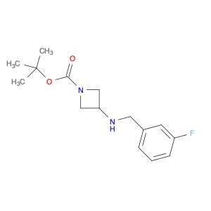 1-Azetidinecarboxylicacid, 3-[[(3-fluorophenyl)methyl]amino]-, 1,1-dimethylethyl ester