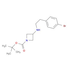 1-Azetidinecarboxylicacid, 3-[[2-(4-bromophenyl)ethyl]amino]-, 1,1-dimethylethyl ester
