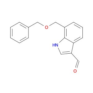 7-((Benzyloxy)methyl)-1H-indole-3-carbaldehyde