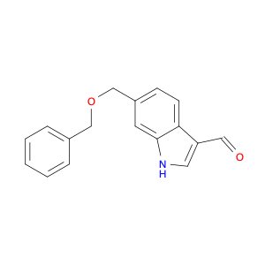 6-((Benzyloxy)methyl)-1H-indole-3-carbaldehyde