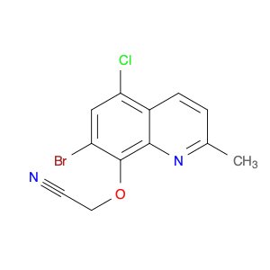 Acetonitrile, [(7-bromo-5-chloro-2-methyl-8-quinolinyl)oxy]-