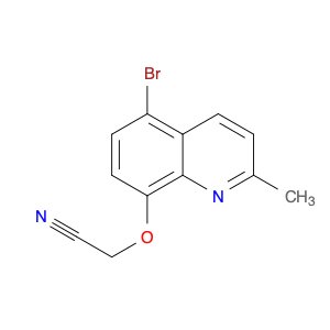 Acetonitrile, [(5-bromo-2-methyl-8-quinolinyl)oxy]-