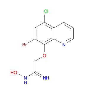 Ethanimidamide, 2-[(7-bromo-5-chloro-8-quinolinyl)oxy]-N-hydroxy-