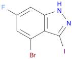 4-Bromo-6-fluoro-3-iodo-1H-indazole