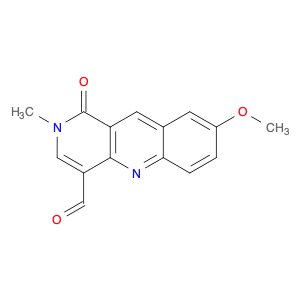 8-methoxy-2-methyl-1-oxo-1H,2H-benzo[b]1,6-naphthyridine-4-carbaldehyde