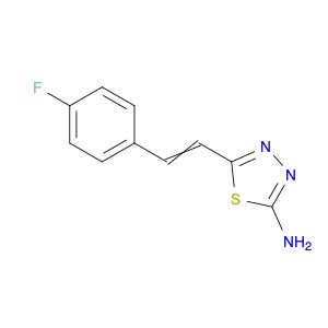1,3,4-Thiadiazol-2-amine, 5-[2-(4-fluorophenyl)ethenyl]-