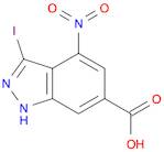 3-Iodo-4-nitro-1H-indazole-6-carboxylic acid