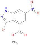 Methyl 3-bromo-6-nitro-1H-indazole-4-carboxylate