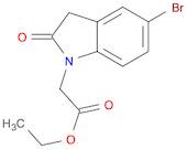 Ethyl 2-(5-bromo-2-oxoindolin-1-yl)acetate