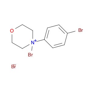 Morpholinium, 4-bromo-4-(4-bromophenyl)-, bromide