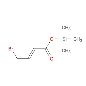 2-Butenoic acid, 4-bromo-, trimethylsilyl ester, (E)-