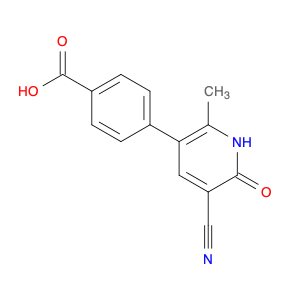 Benzoic acid, 4-(5-cyano-1,6-dihydro-2-methyl-6-oxo-3-pyridinyl)-