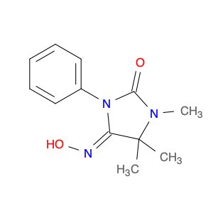 2,4-Imidazolidinedione, 1,5,5-trimethyl-3-phenyl-, 4-oxime, (Z)-