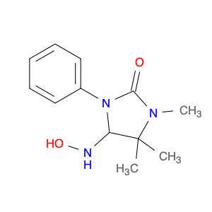 2-Imidazolidinone, 5-(hydroxyamino)-3,4,4-trimethyl-1-phenyl-