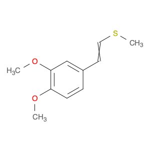 Benzene, 1,2-dimethoxy-4-[2-(methylthio)ethenyl]-