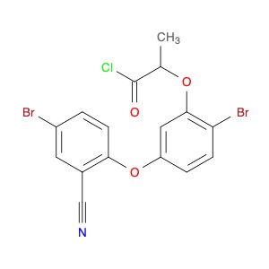 Propanoyl chloride, 2-[2-bromo-5-(4-bromo-2-cyanophenoxy)phenoxy]-