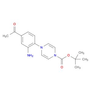 tert-Butyl 4-(4-acetyl-2-aminophenyl)pyrazine-1(4H)-carboxylate