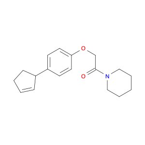 Piperidine, 1-[[4-(2-cyclopenten-1-yl)phenoxy]acetyl]-