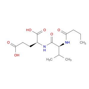 L-Glutamic acid, N-[N-(1-oxobutyl)-L-valyl]-