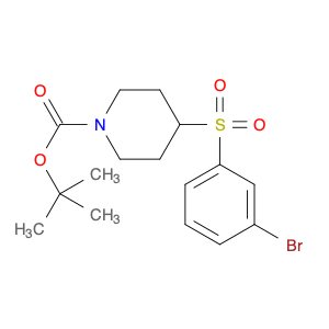 4-(3-BROMO-BENZENESULFONYL)-PIPERIDINE-1-CARBOXYLIC ACID TERT-BUTYL ESTER