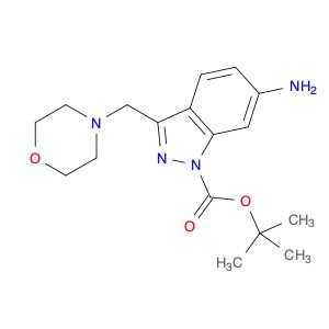 1H-Indazole-1-carboxylicacid, 6-amino-3-(4-morpholinylmethyl)-, 1,1-dimethylethyl ester