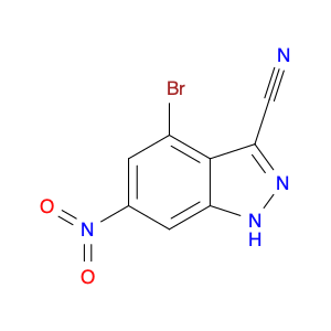 4-Bromo-6-nitro-1H-indazole-3-carbonitrile