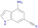 4-Amino-1H-indole-6-carbonitrile