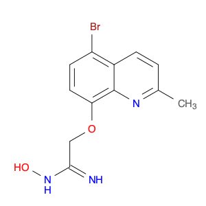 Ethanimidamide, 2-[(5-bromo-2-methyl-8-quinolinyl)oxy]-N-hydroxy-