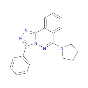 1,2,4-Triazolo[3,4-a]phthalazine,3-phenyl-6-(1-pyrrolidinyl)-