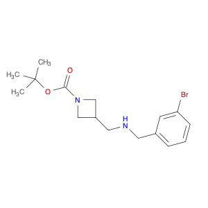 1-Azetidinecarboxylicacid, 3-[[[(3-bromophenyl)methyl]amino]methyl]-, 1,1-dimethylethyl ester