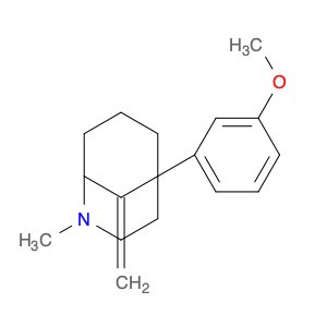 2-Azabicyclo[3.3.1]nonane, 5-(3-methoxyphenyl)-2-methyl-9-methylene-
