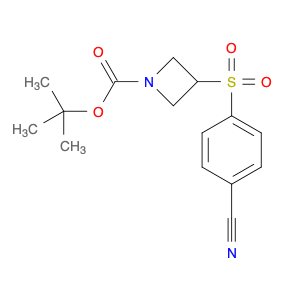 1-Azetidinecarboxylicacid, 3-[(4-cyanophenyl)sulfonyl]-, 1,1-dimethylethyl ester