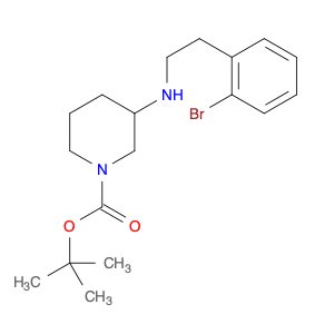 1-Piperidinecarboxylicacid, 3-[[2-(2-bromophenyl)ethyl]amino]-, 1,1-dimethylethyl ester
