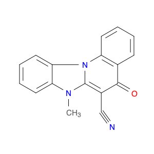 Benzimidazo[1,2-a]quinoline-6-carbonitrile, 5,7-dihydro-7-methyl-5-oxo-