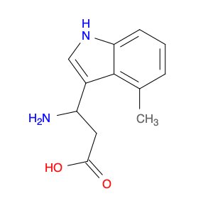 1H-Indole-3-propanoicacid, b-amino-4-methyl-