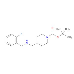 1-Piperidinecarboxylicacid, 4-[[[(2-fluorophenyl)methyl]amino]methyl]-, 1,1-dimethylethyl ester