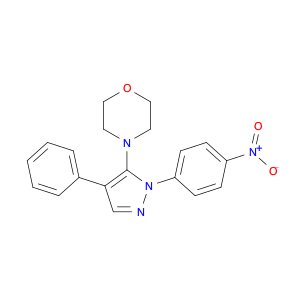 Morpholine, 4-[1-(4-nitrophenyl)-4-phenyl-1H-pyrazol-5-yl]-