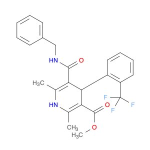 Methyl 1,4-Dihydro-2,6-dimethyl-4-(2'-trifluoromethyl)phenyl-pyridine-5-carboxylate-3-phenylmethyl…