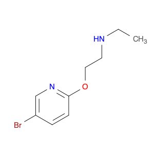 Ethanamine, 2-[(5-bromo-2-pyridinyl)oxy]-N-ethyl-