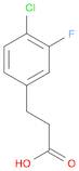 3-(4-chloro-3-fluorophenyl)propanoic acid